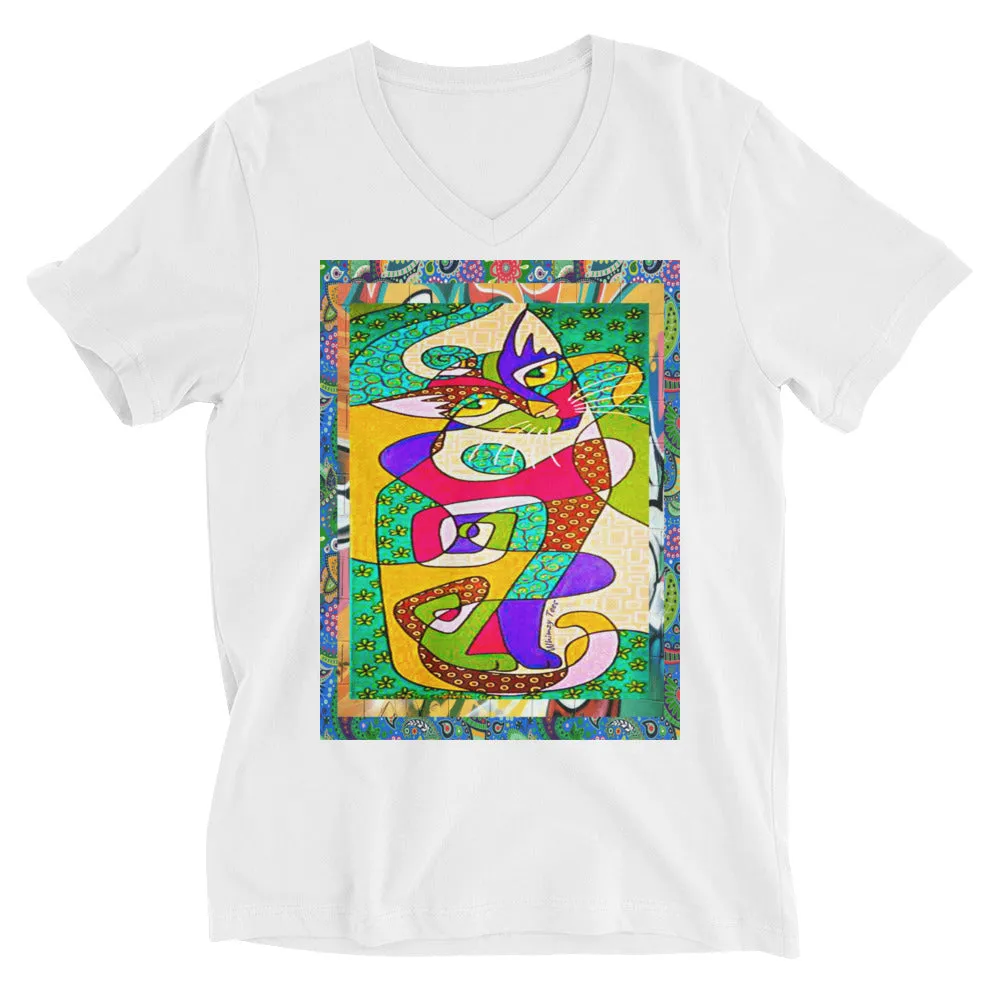 Picasso V-Neck Tee