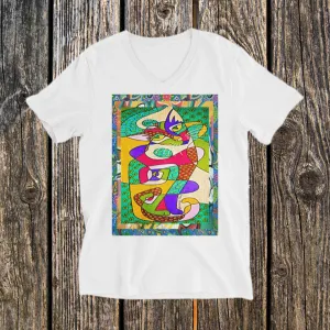 Picasso V-Neck Tee