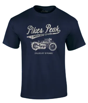 Pikes Peak Vintage Script - Navy