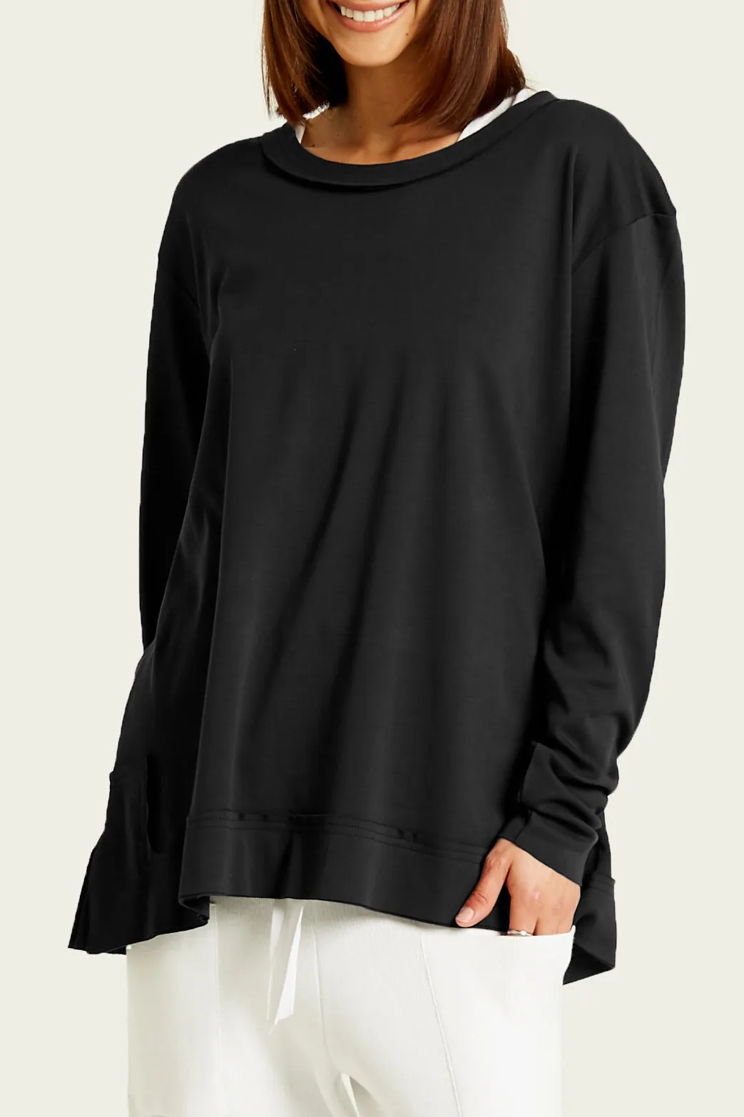 Pima Cotton Detail Tee