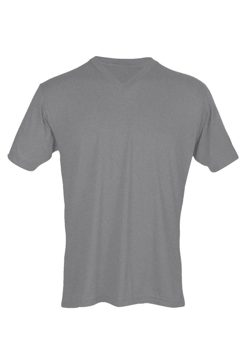 Pink Coors And Cattle Unisex Poly-Rich Blend V-Neck Tee