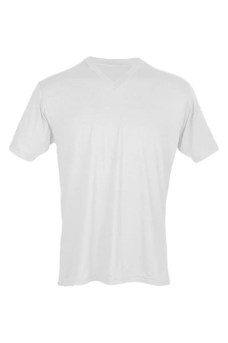 Pink Coors And Cattle Unisex Poly-Rich Blend V-Neck Tee