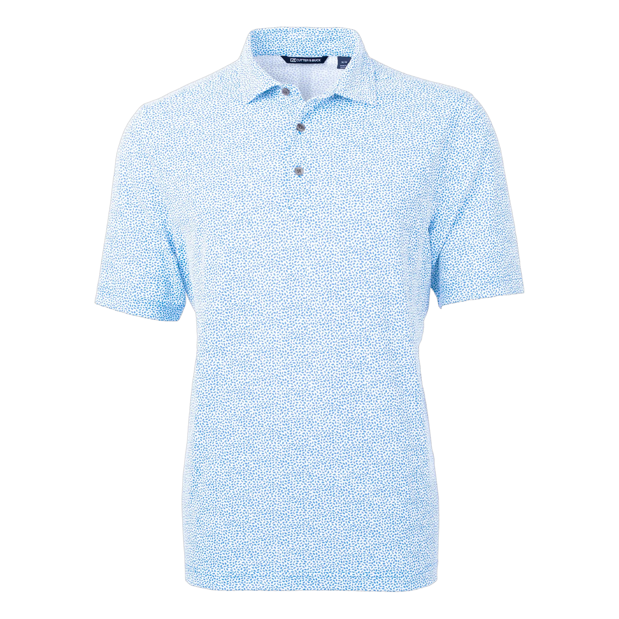Pique Botanical Print Polo