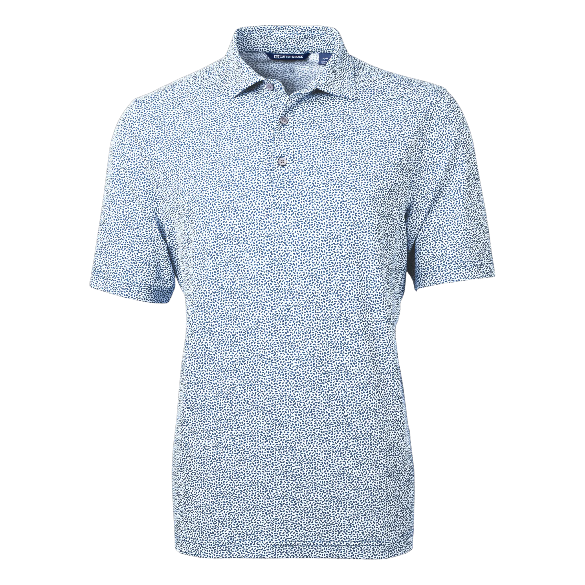 Pique Botanical Print Polo