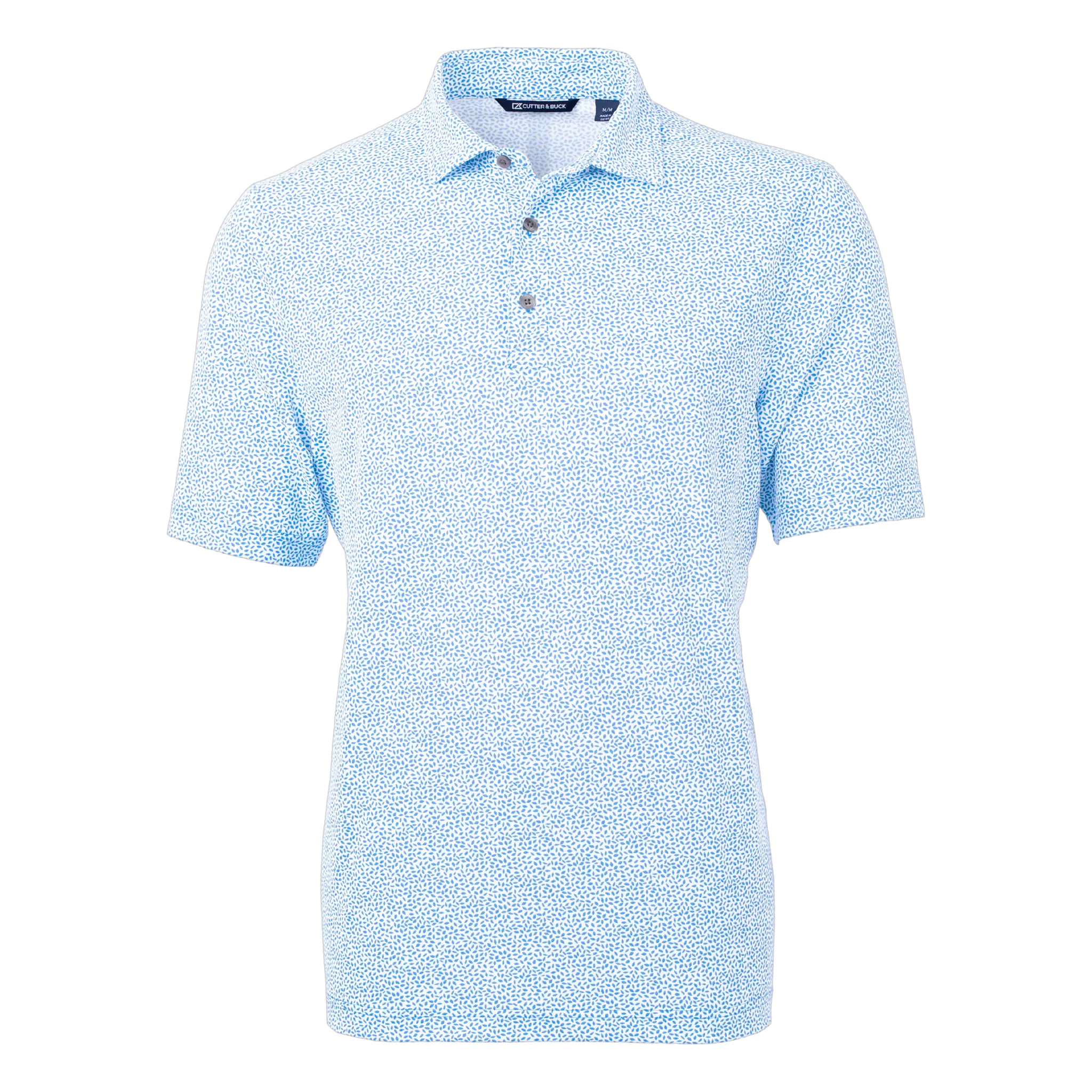 Pique Botanical Print Polo