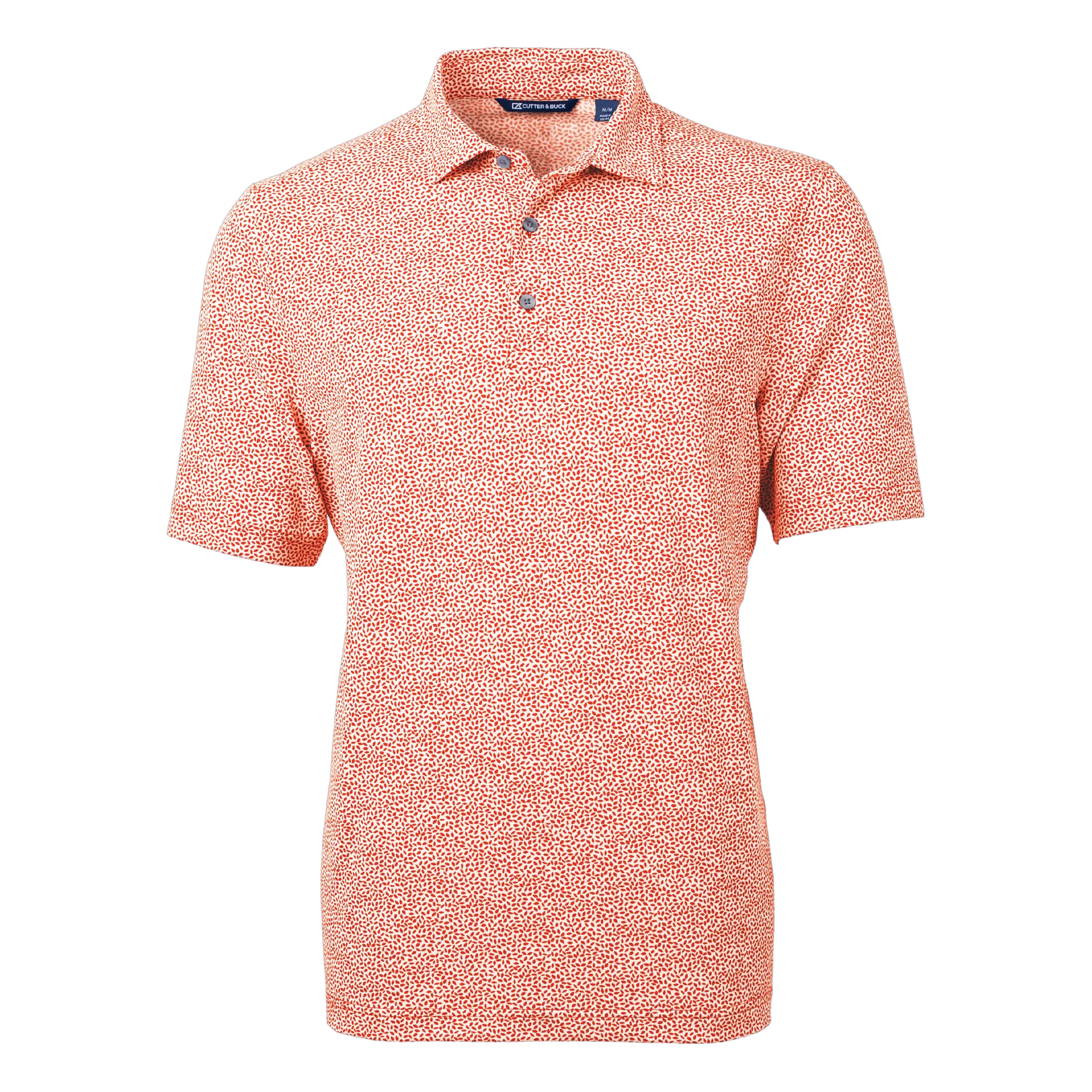 Pique Botanical Print Polo