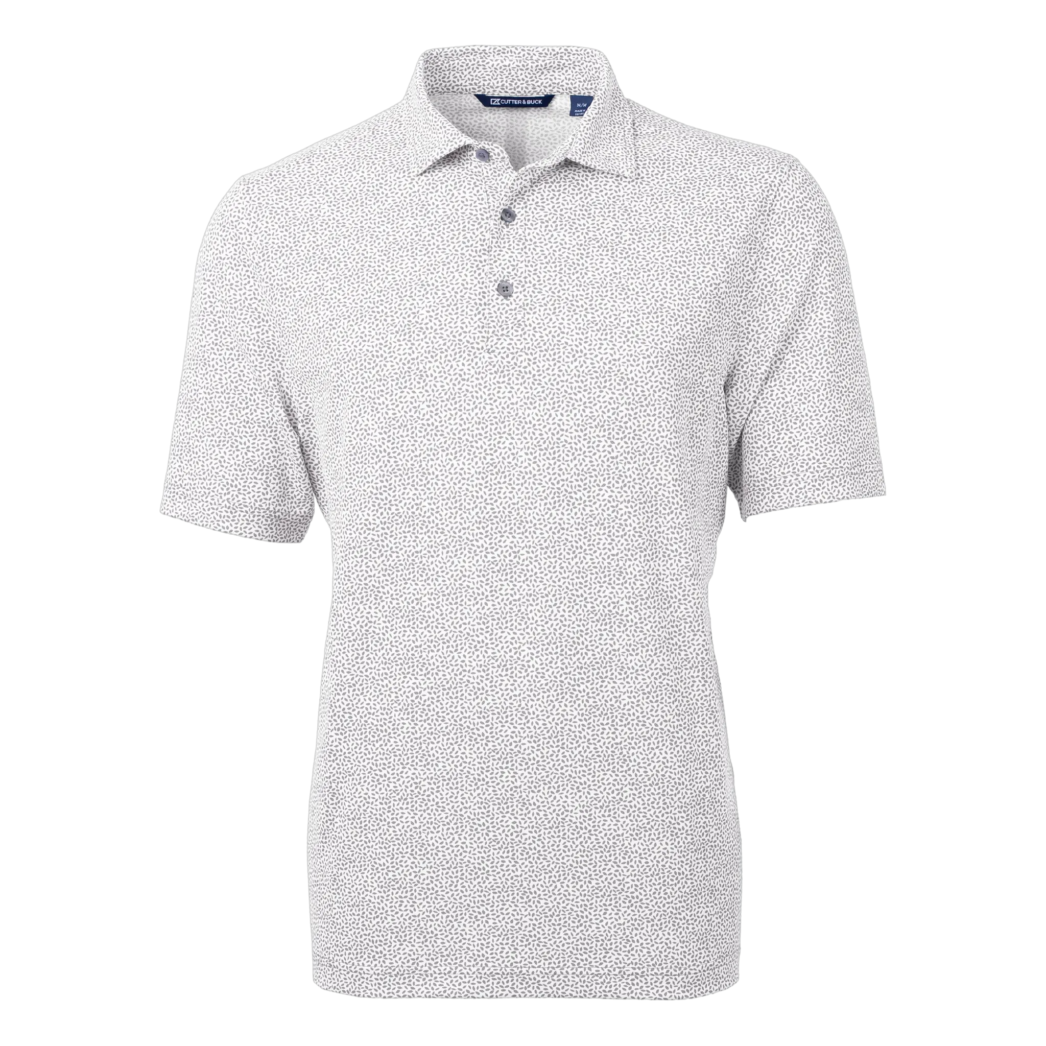 Pique Botanical Print Polo