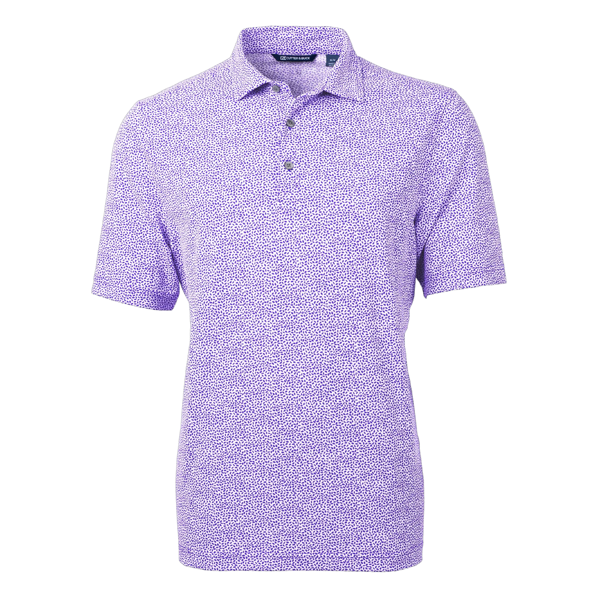 Pique Botanical Print Polo