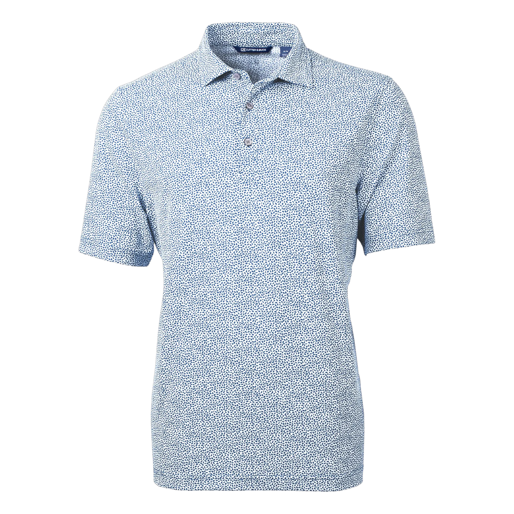Pique Botanical Print Polo