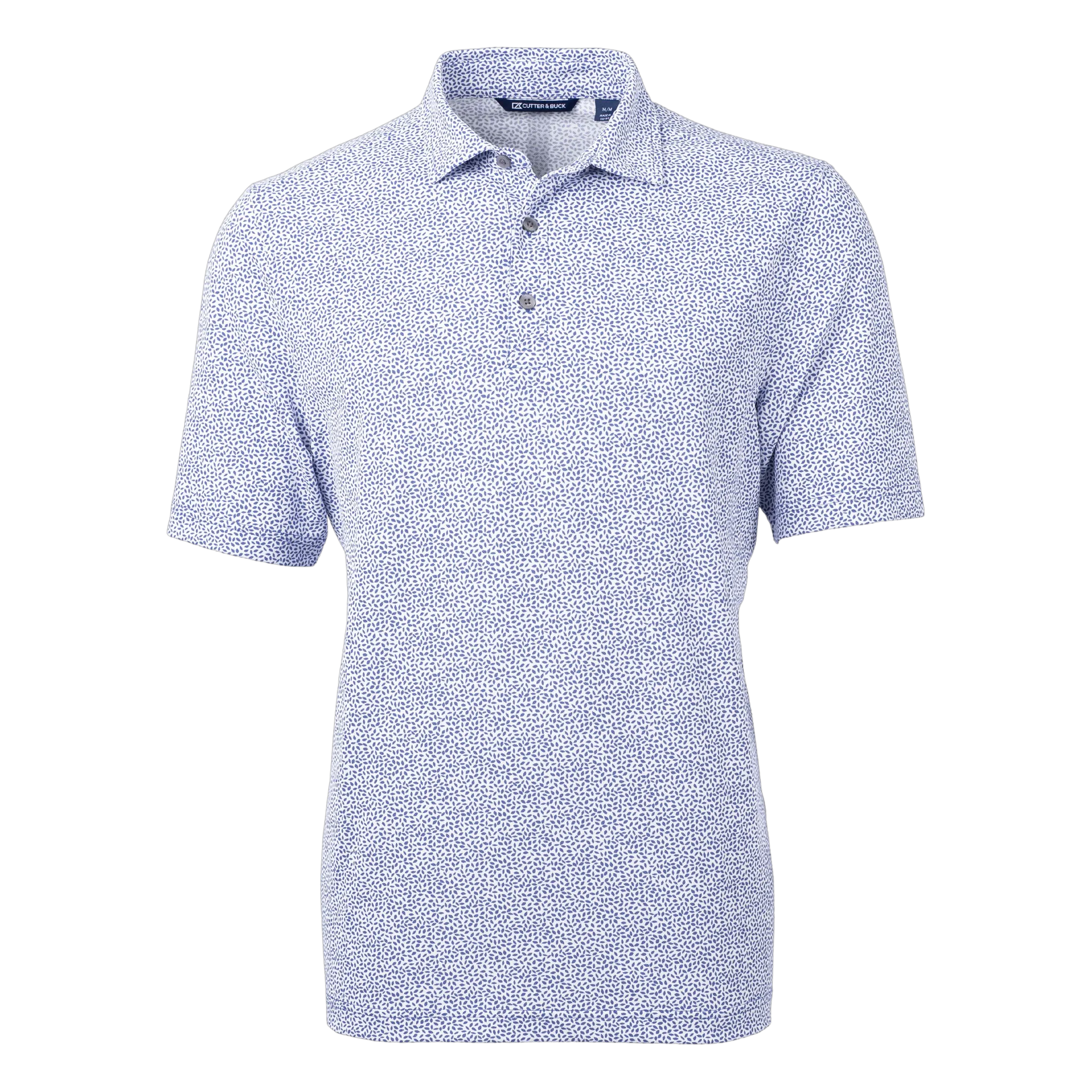 Pique Botanical Print Polo