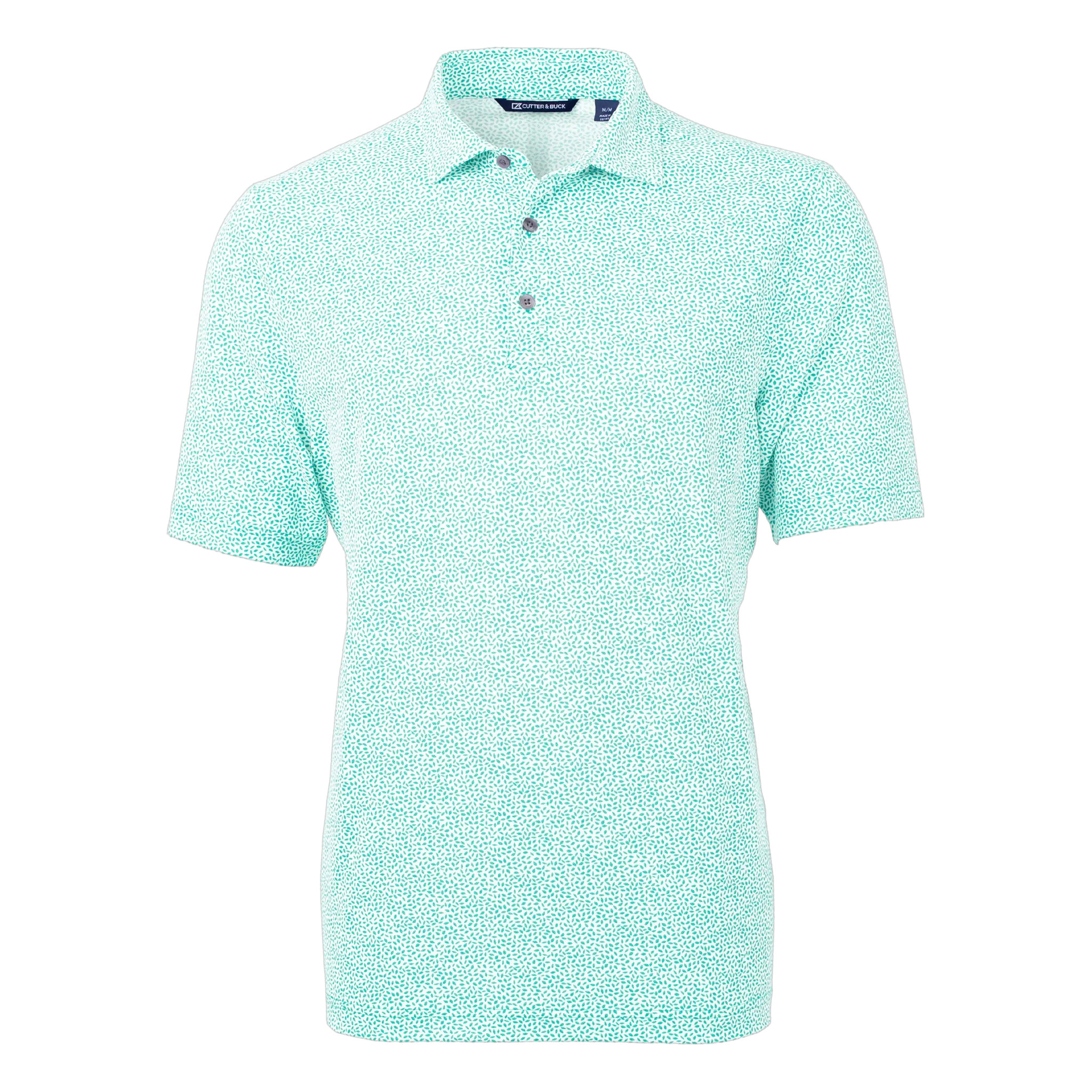 Pique Botanical Print Polo