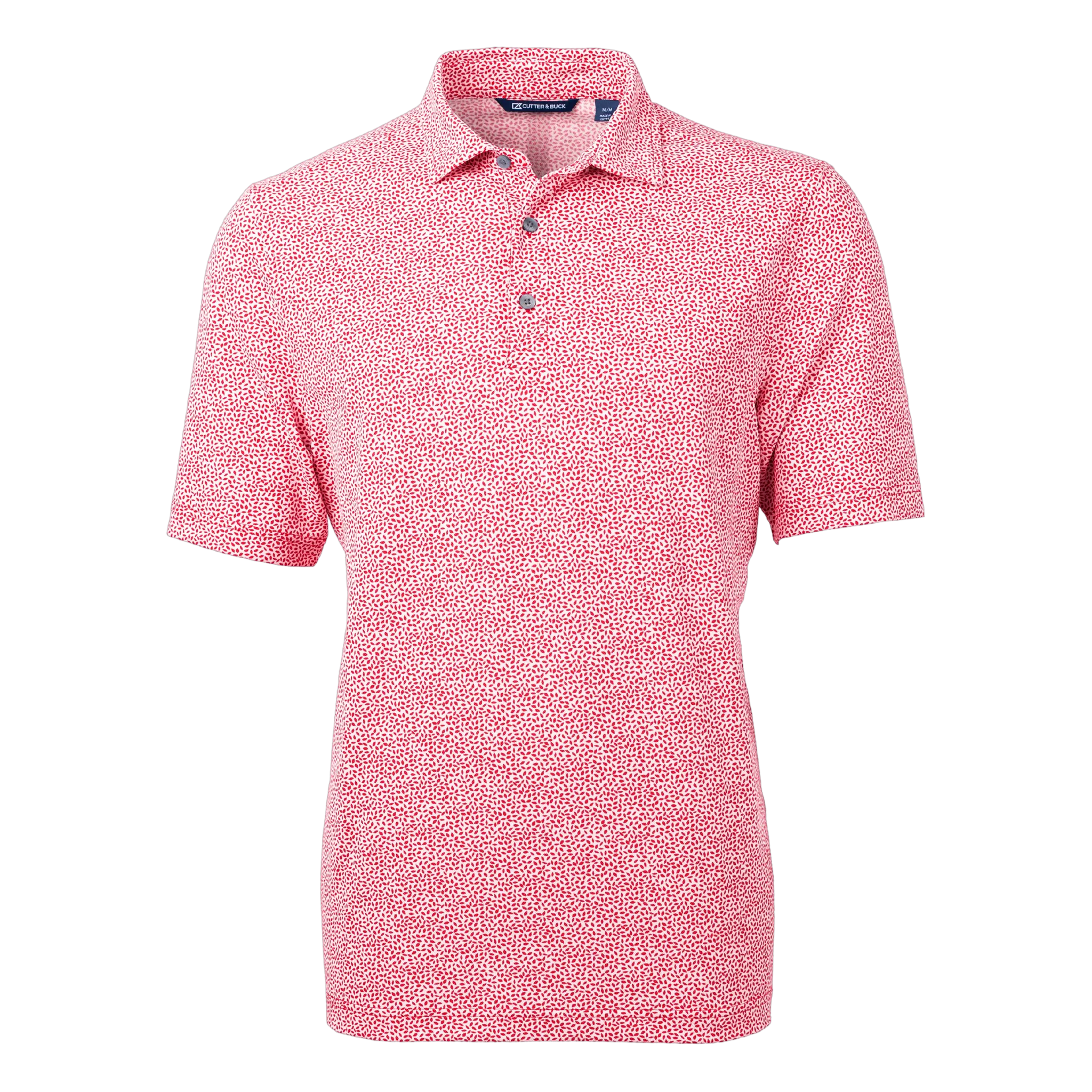 Pique Botanical Print Polo