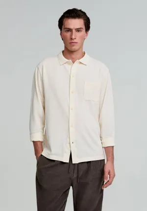 PIQUE CARDIGAN LS POLO