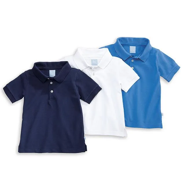Pique Polo -- Navy