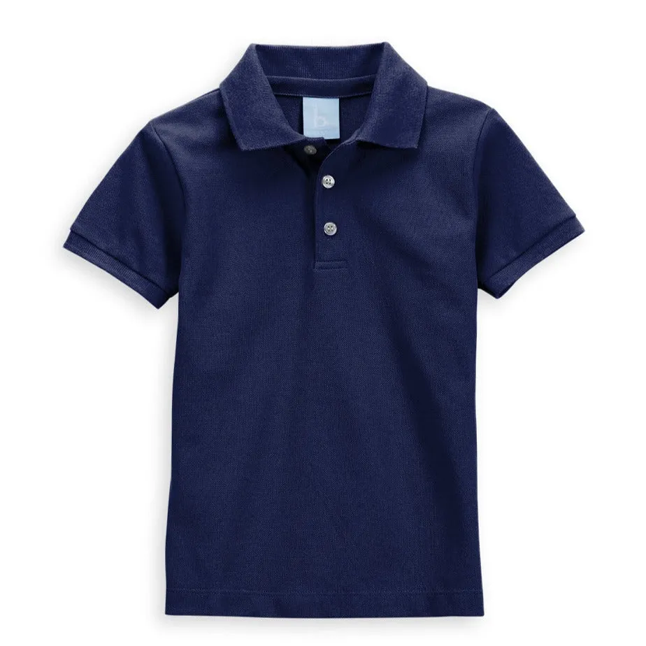 Pique Polo -- Navy