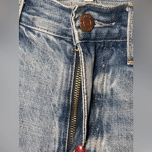 PISTOLA Women’s Straight Leg Loose Fit  Medium Wash Jeans - Size 25