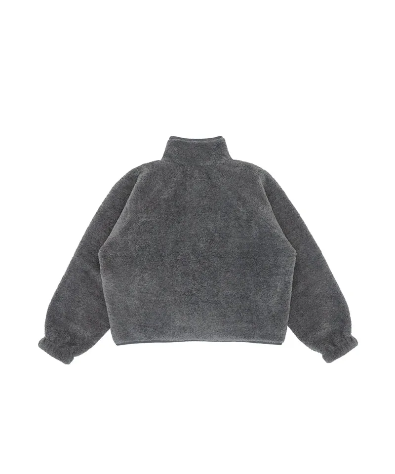 PIV'VEE Faux Fur Jumper - Fuzzy Charcoal