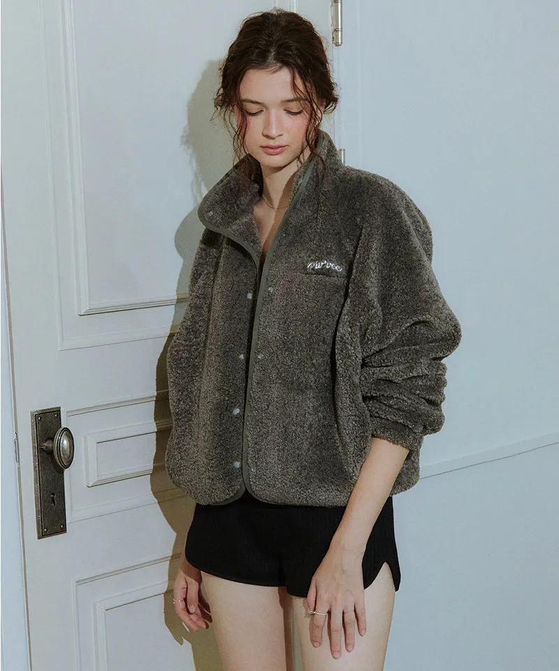 PIV'VEE Faux Fur Jumper - Fuzzy Charcoal