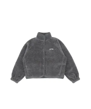PIV'VEE Faux Fur Jumper - Fuzzy Charcoal