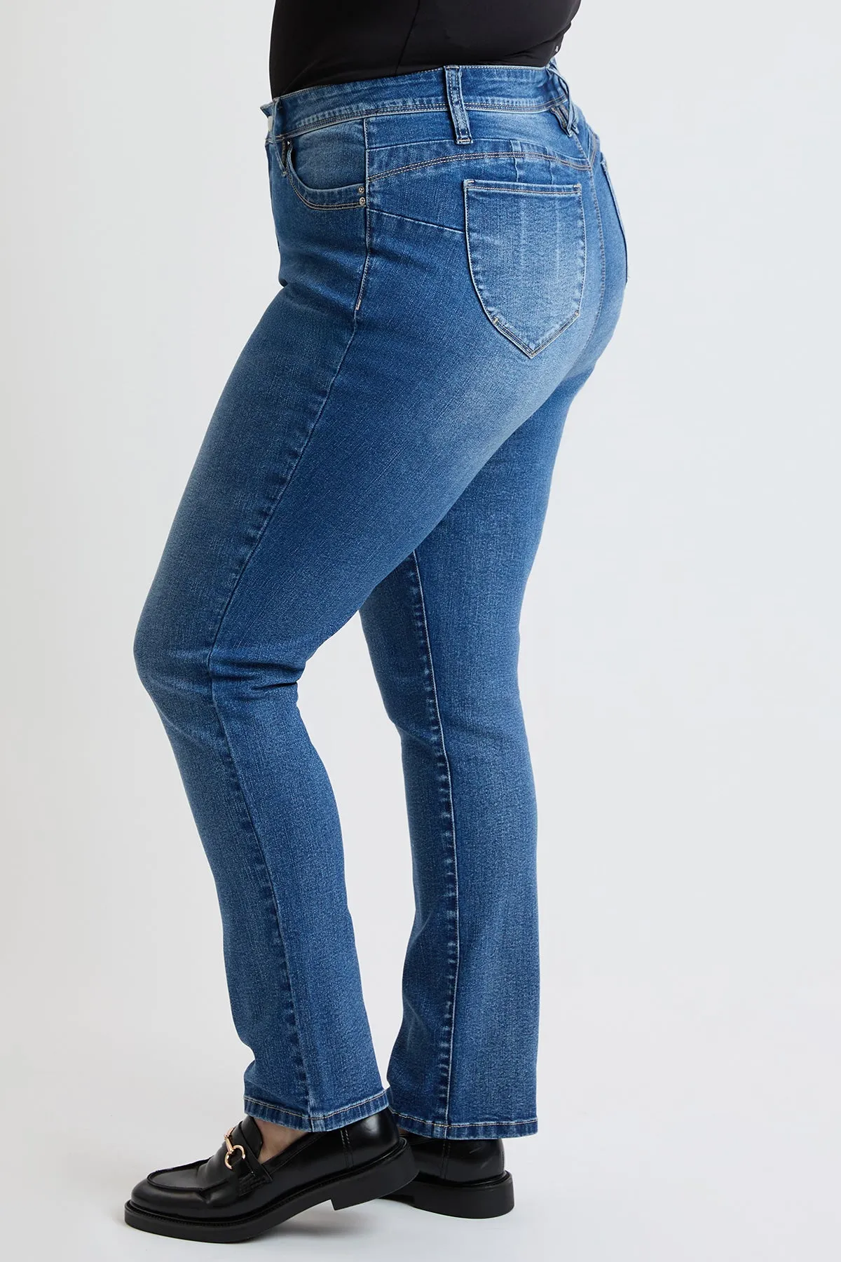 Plus High Rise Curve WannaBettaButt Straight Leg, Pack of 6
