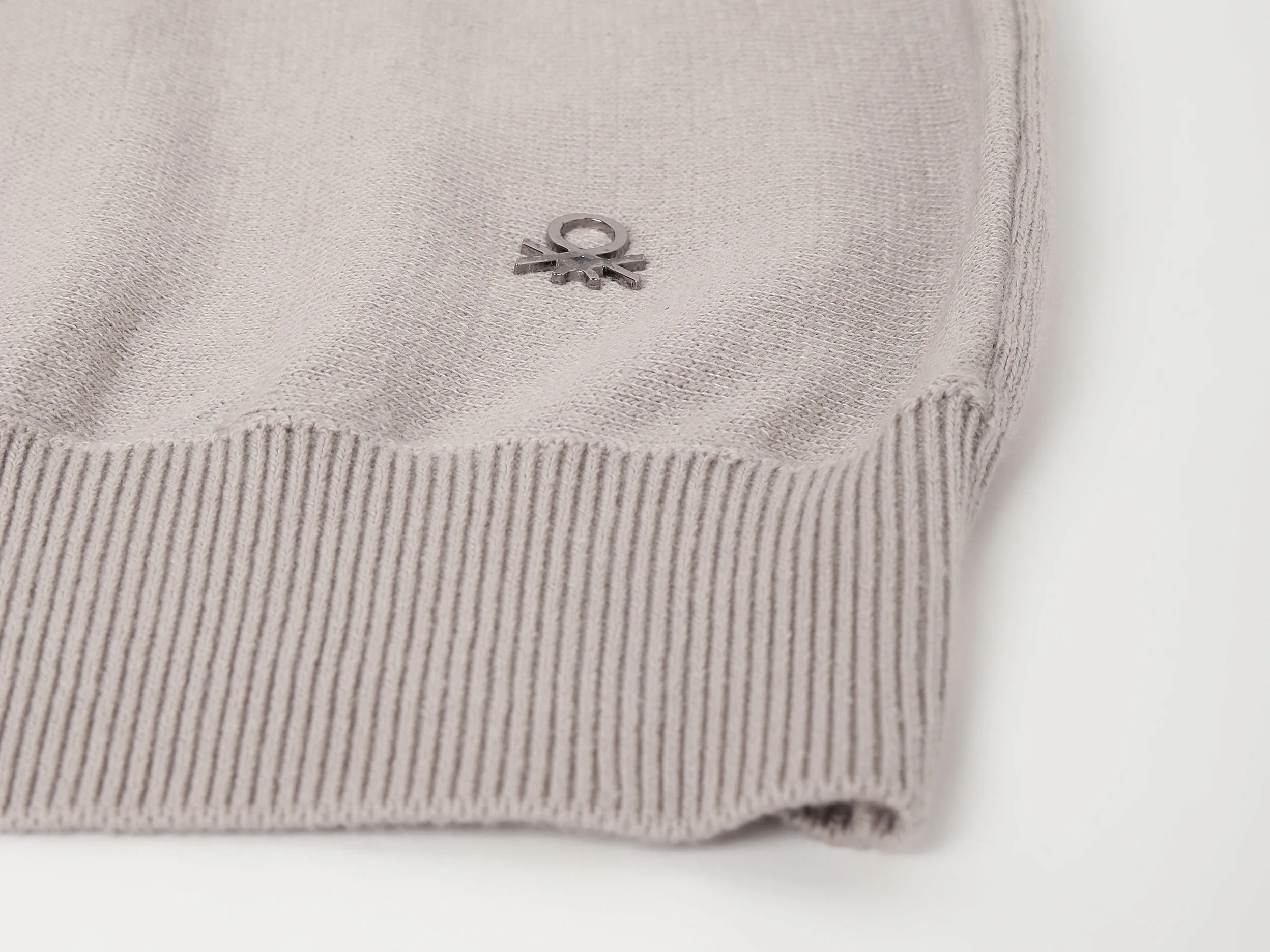 Polo Neck Striped Pattern T-Shirt