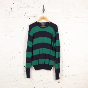 Polo Ralph Lauren Striped Knit Jumper - Green - L