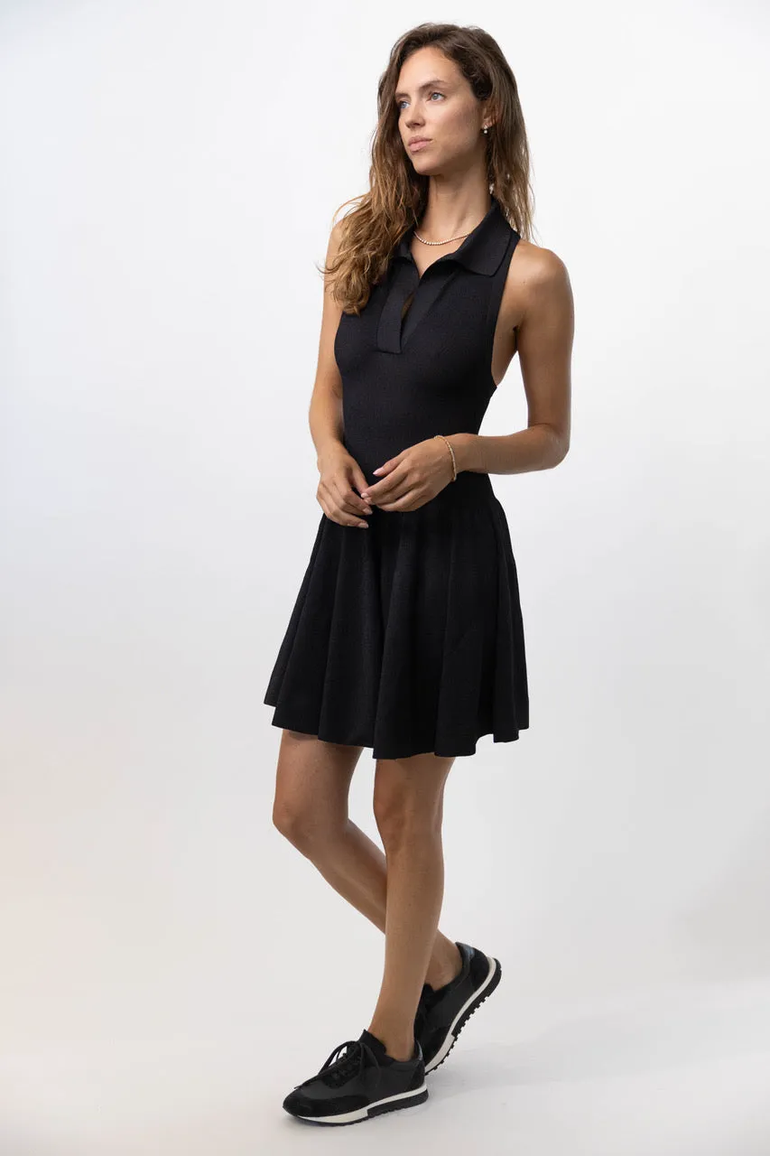Polo Skater Dress in Pique