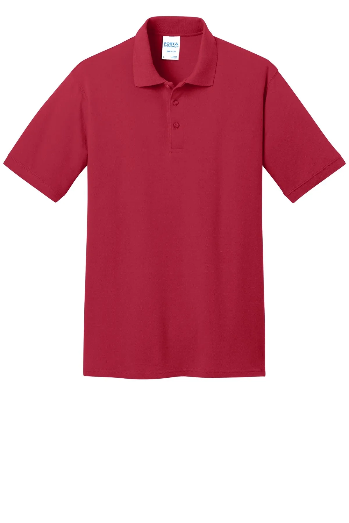 Port & Company Core Blend Pique Polo. KP155 Red
