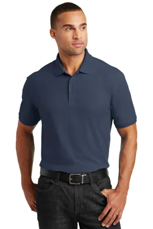 Port Authority Core Classic Pique Polo. K100 River Blue Navy