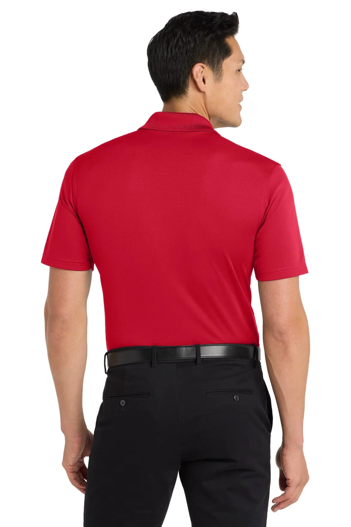 Port Authority Dry Zone UV Micro-Mesh Pocket Polo. K110P Rich Red