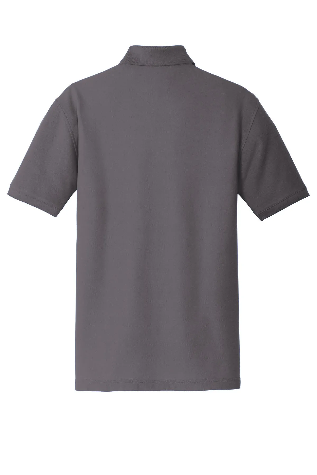 Port Authority Tall Core Classic Pique Polo. TLK100 Graphite Tall