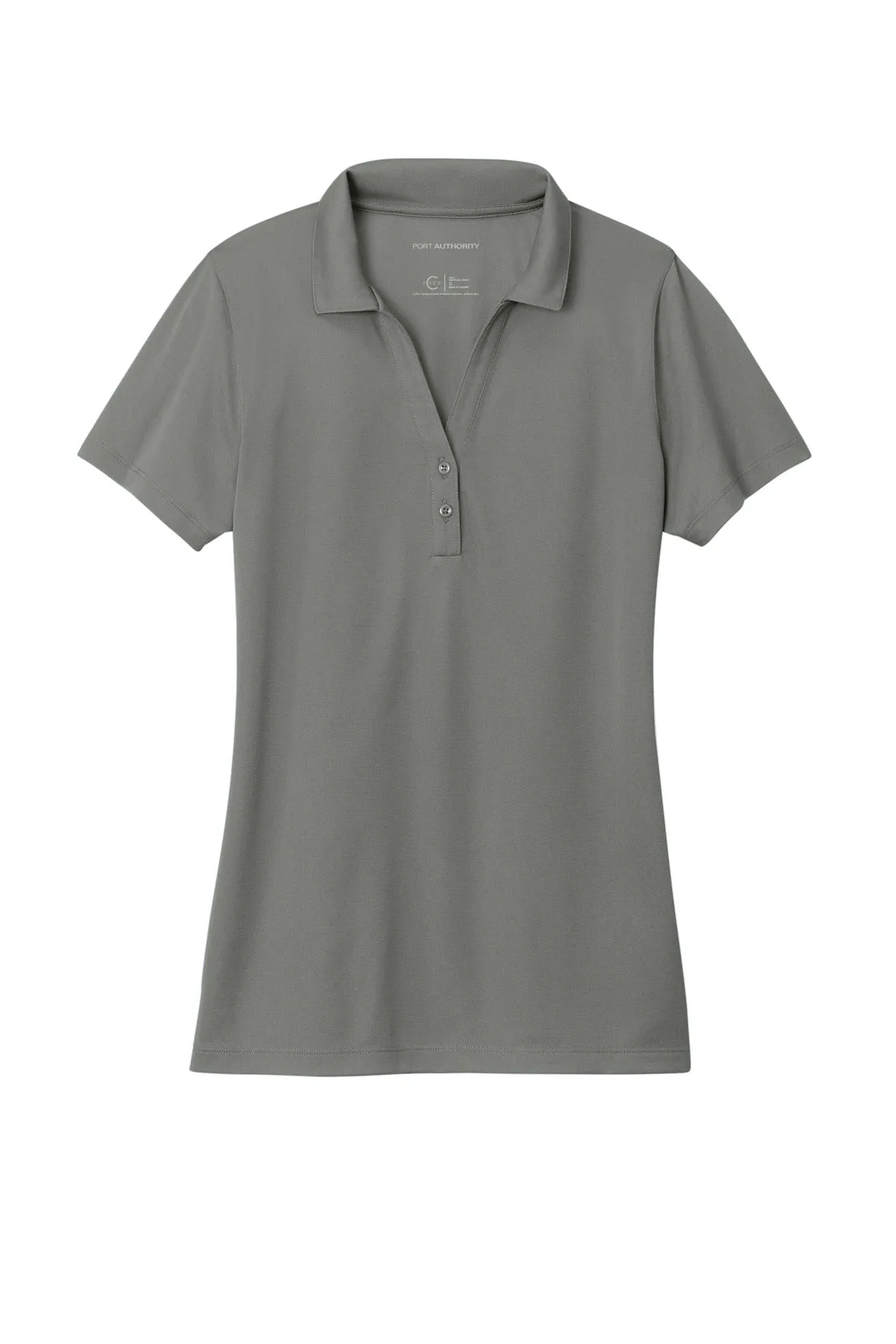 Port Authority Women's C-FREE Performance Polo LK863 Smoke Grey