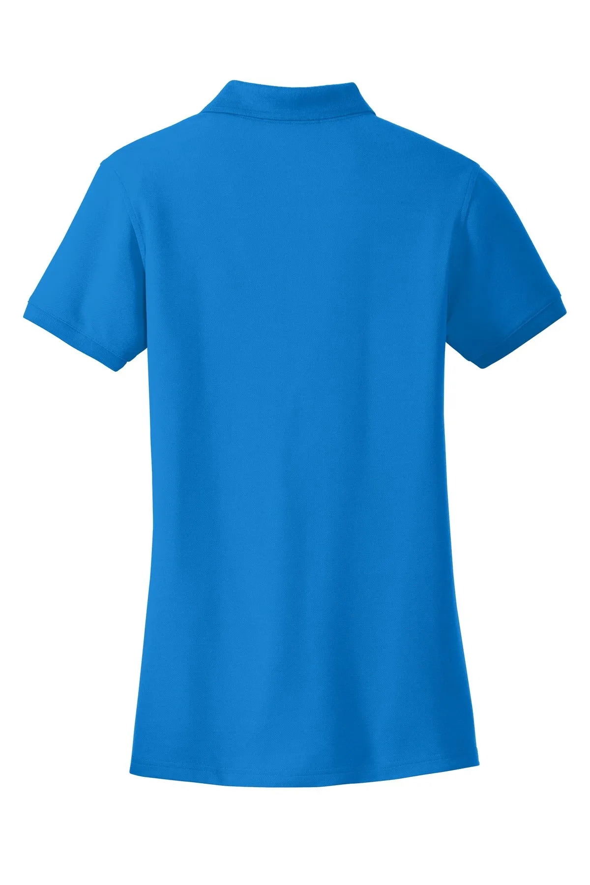 Port Authority Women's Core Classic Pique Polo. L100 Coastal Blue