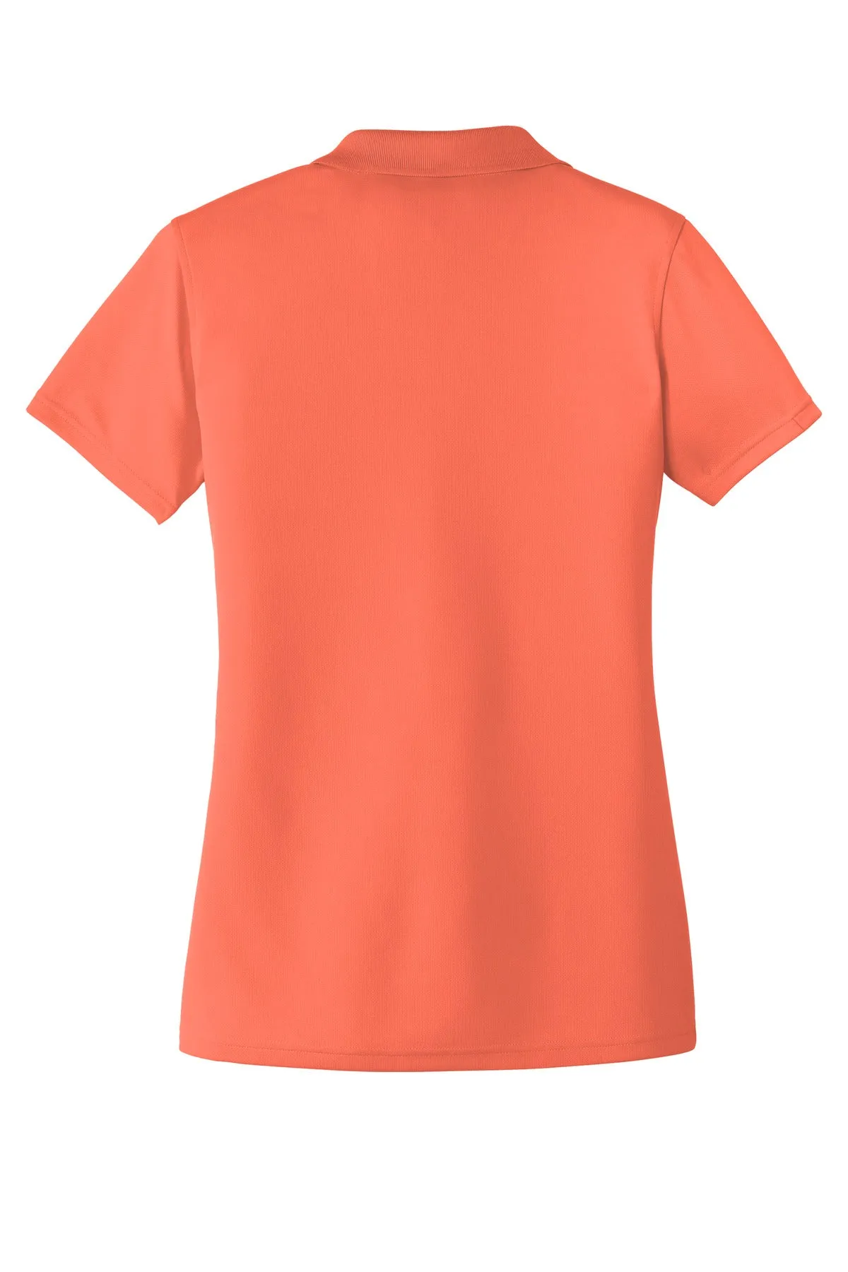 Port Authority Women's Dry Zone UV Micro-Mesh Polo. LK110 Coral Splash