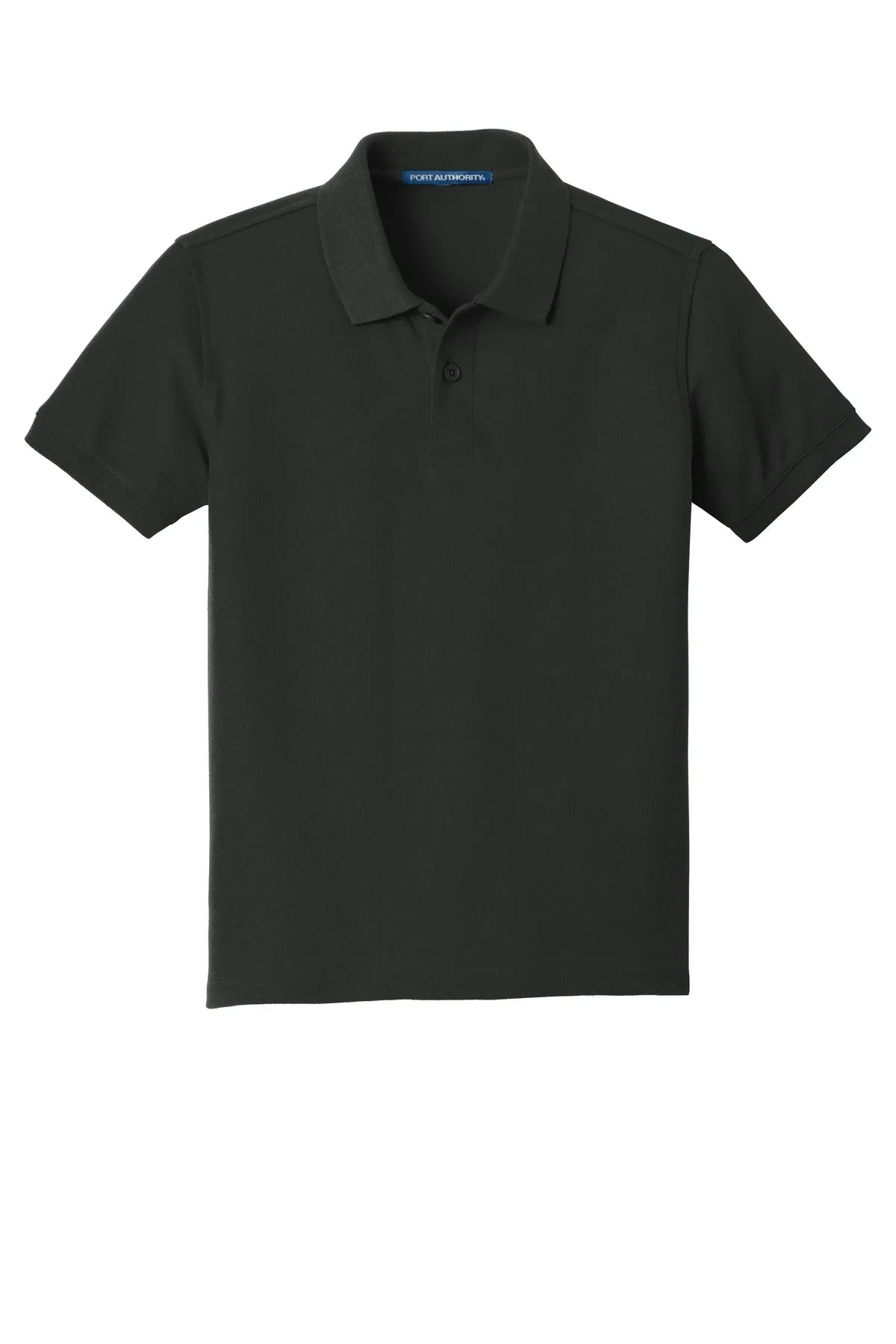 Port Authority Youth Core Classic Pique Polo. Y100 Deep Black