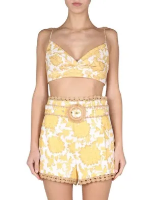 Postcard Bustier & Short Set | Postcards Print