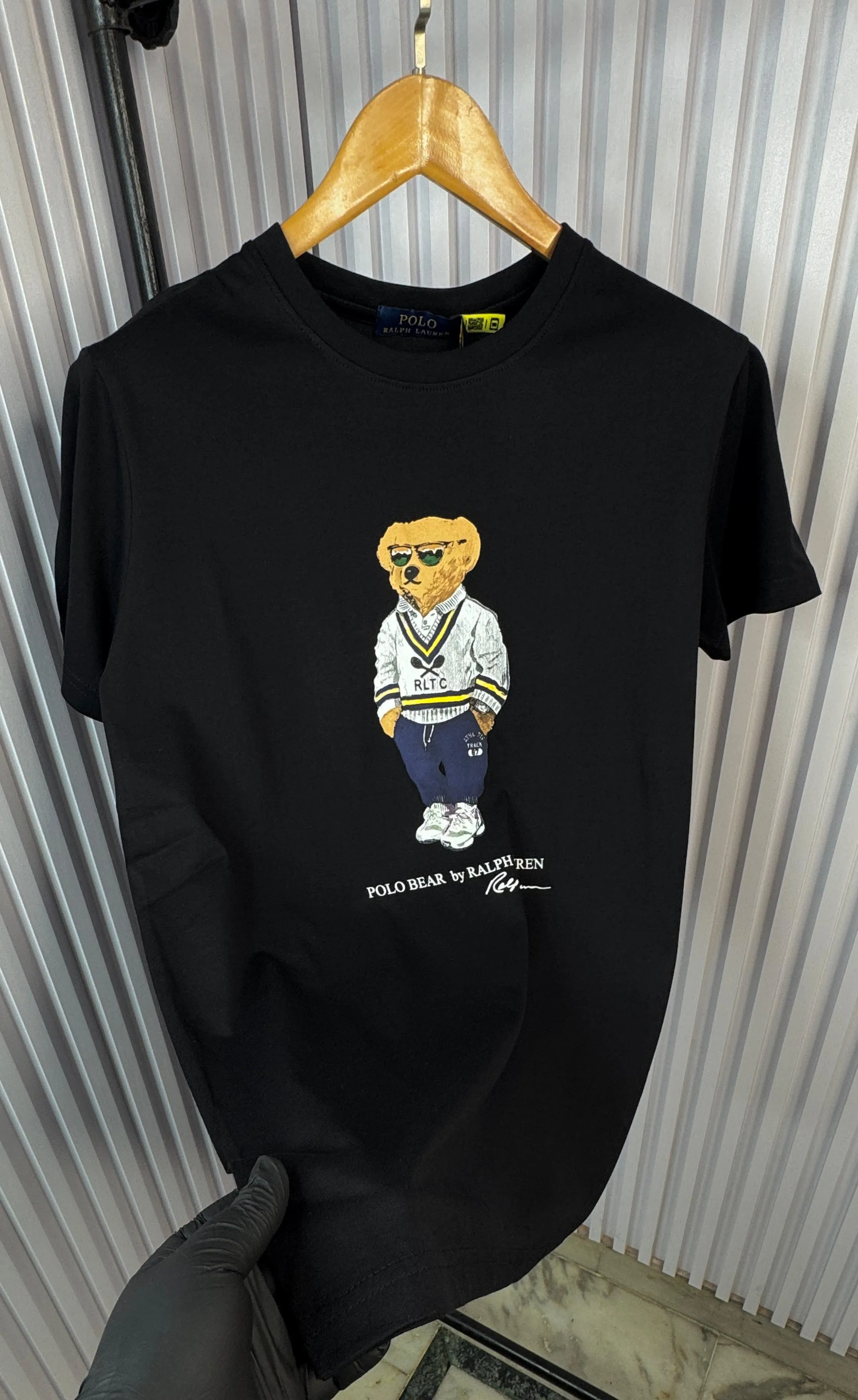 Premium Round Neck Bear Printed Tees