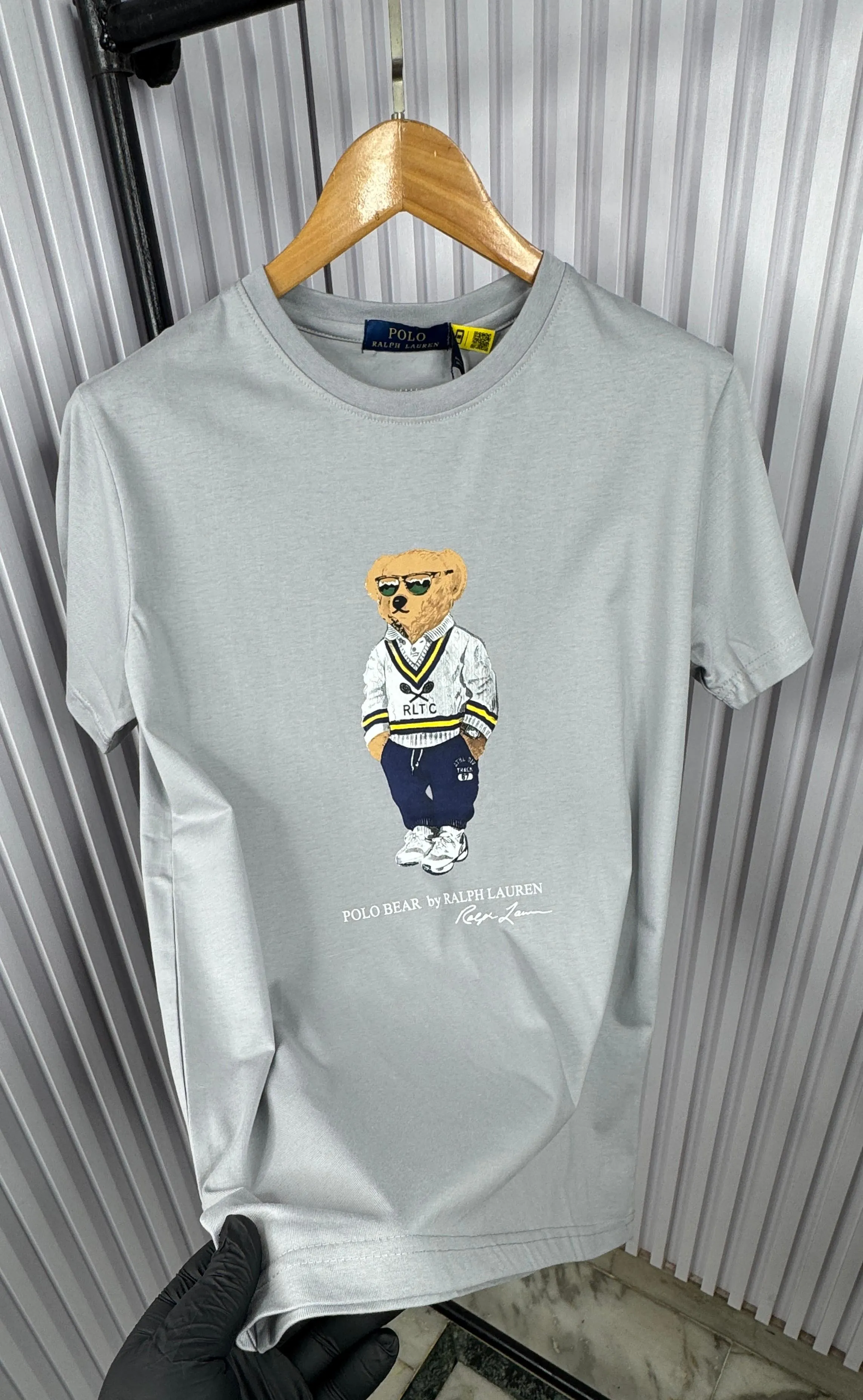 Premium Round Neck Bear Printed Tees
