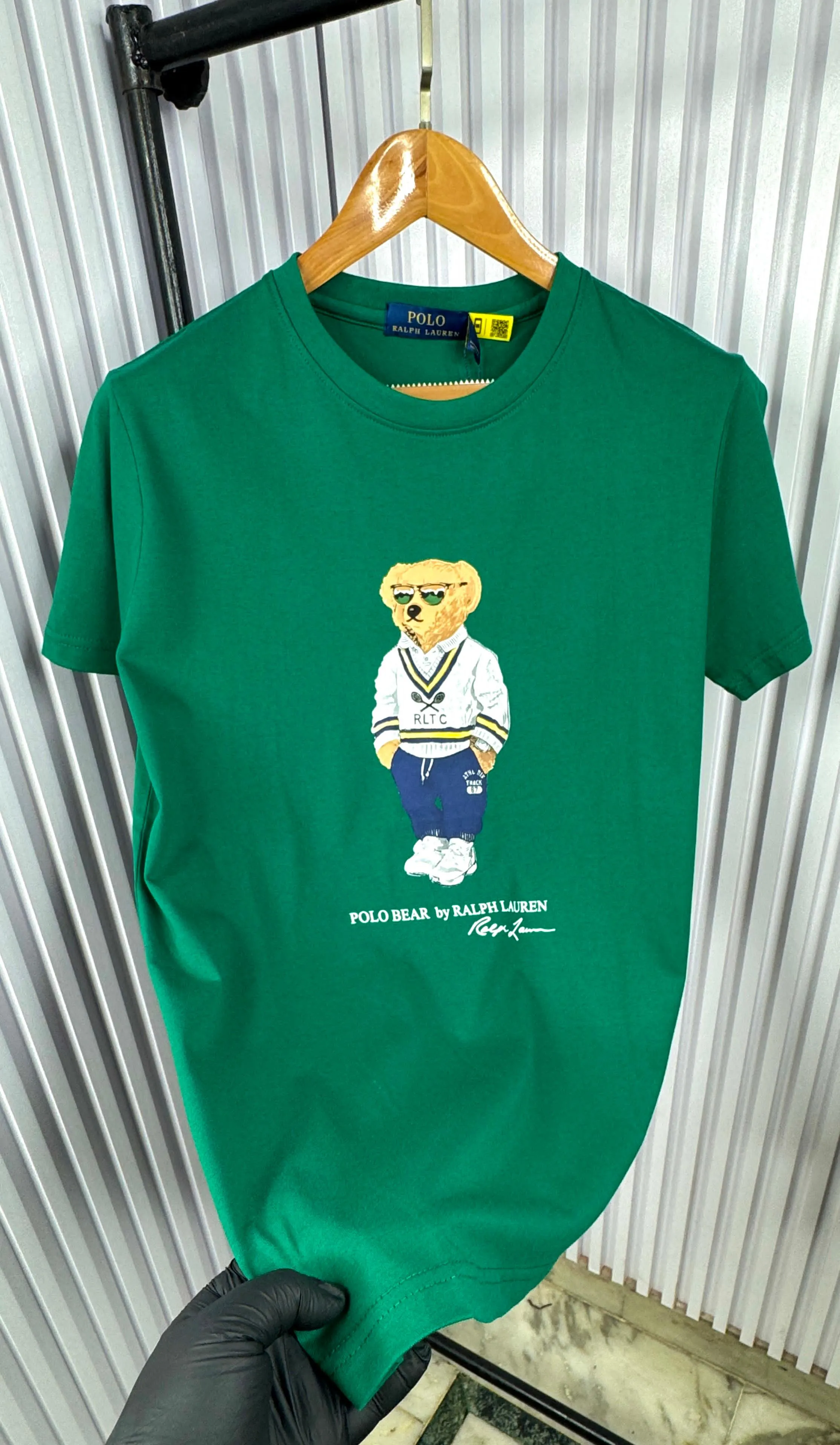 Premium Round Neck Bear Printed Tees