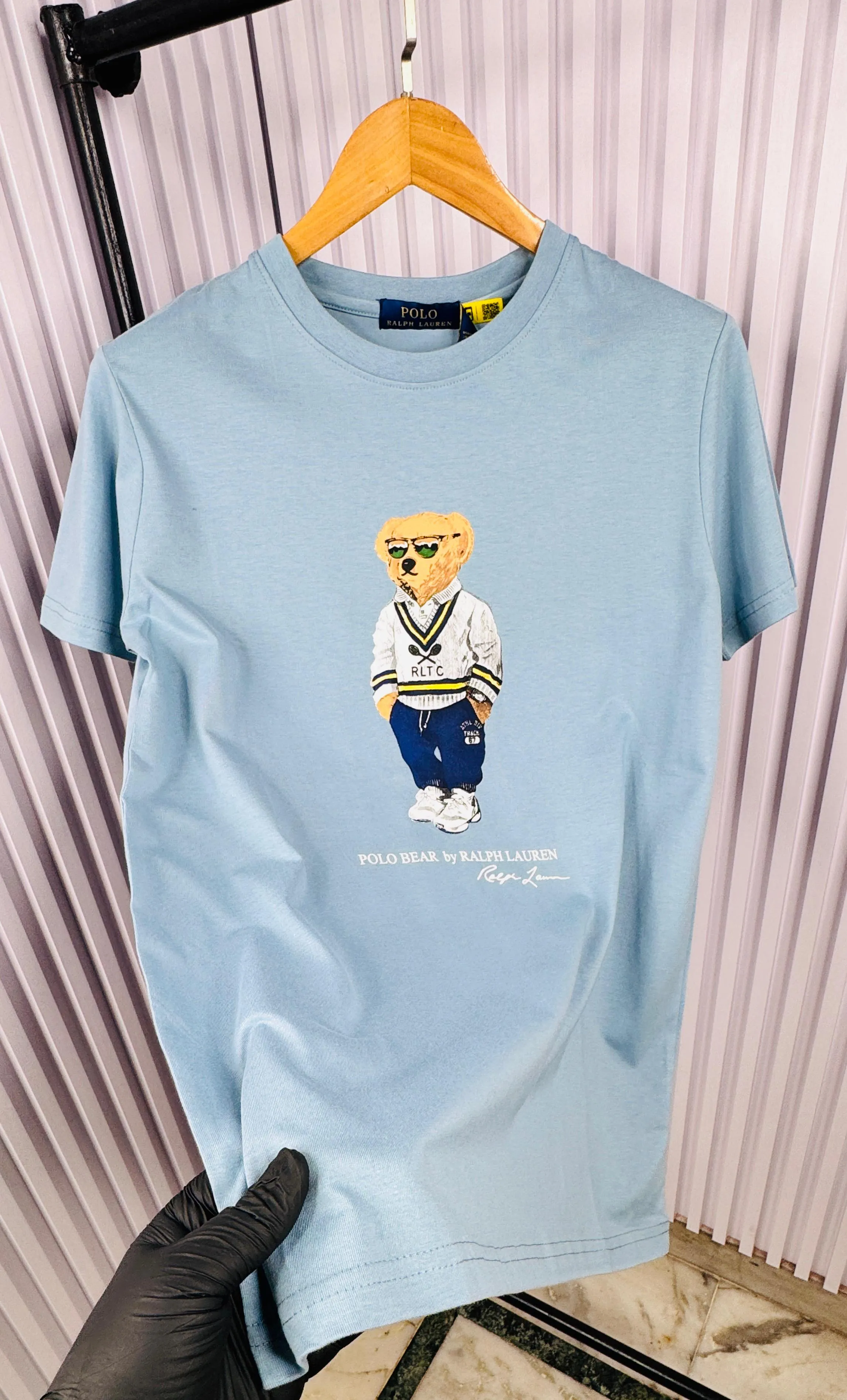 Premium Round Neck Bear Printed Tees
