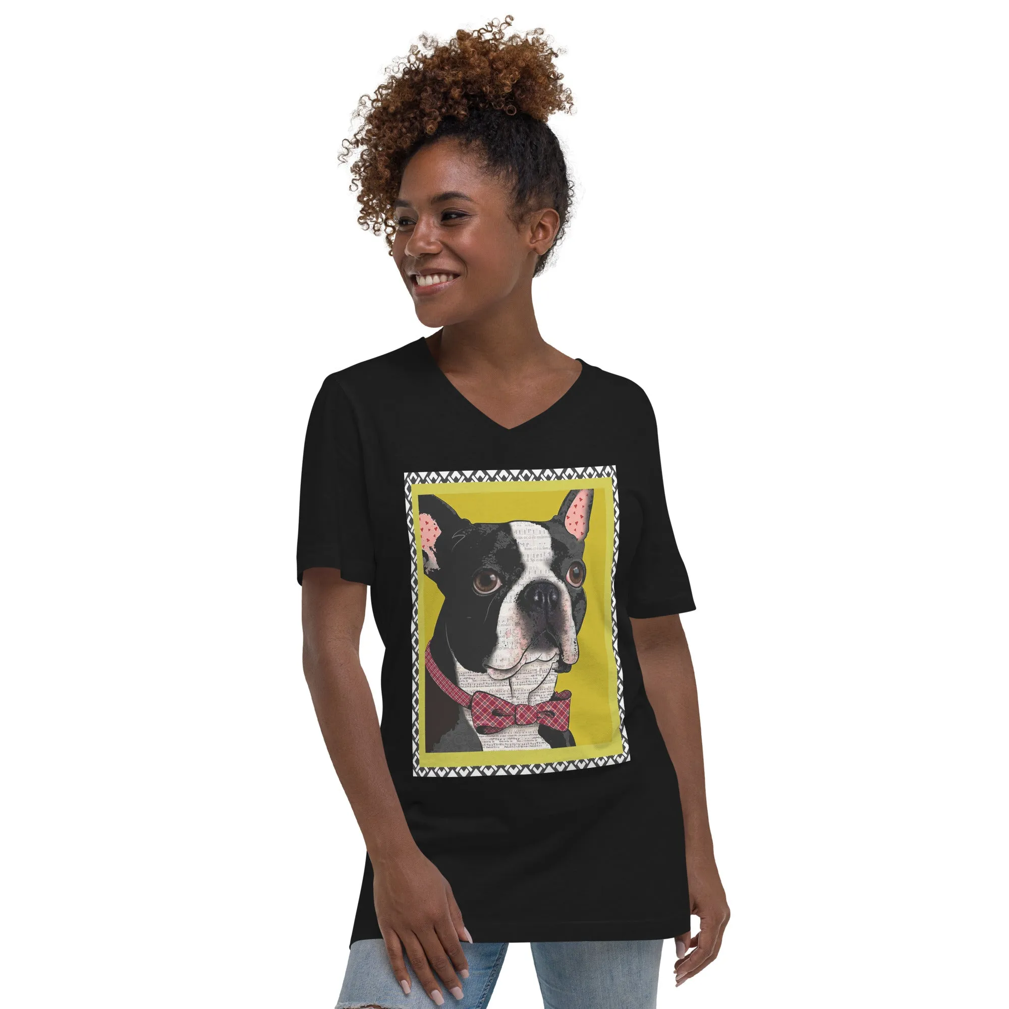 Professor V-Neck Tee