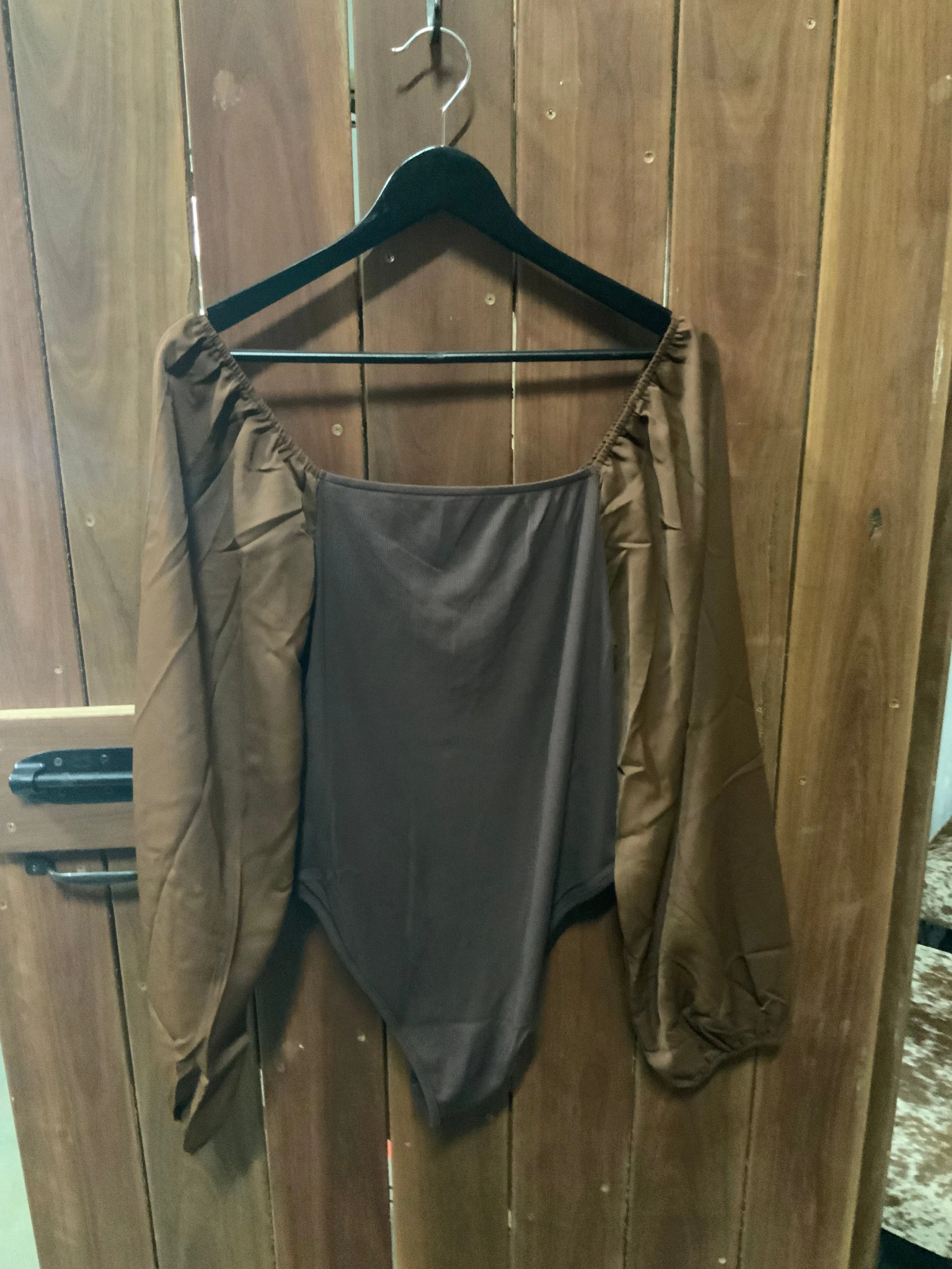 "Scarlett" Jumpsuit Twisted V-Neck Brown
