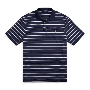 Ralph Lauren - Custom Slim Fit Striped Polo Shirt in Navy/White
