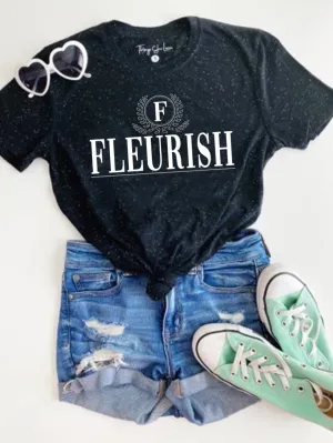 Regal / Custom (Black Speckled) - Short Sleeve / Crew
