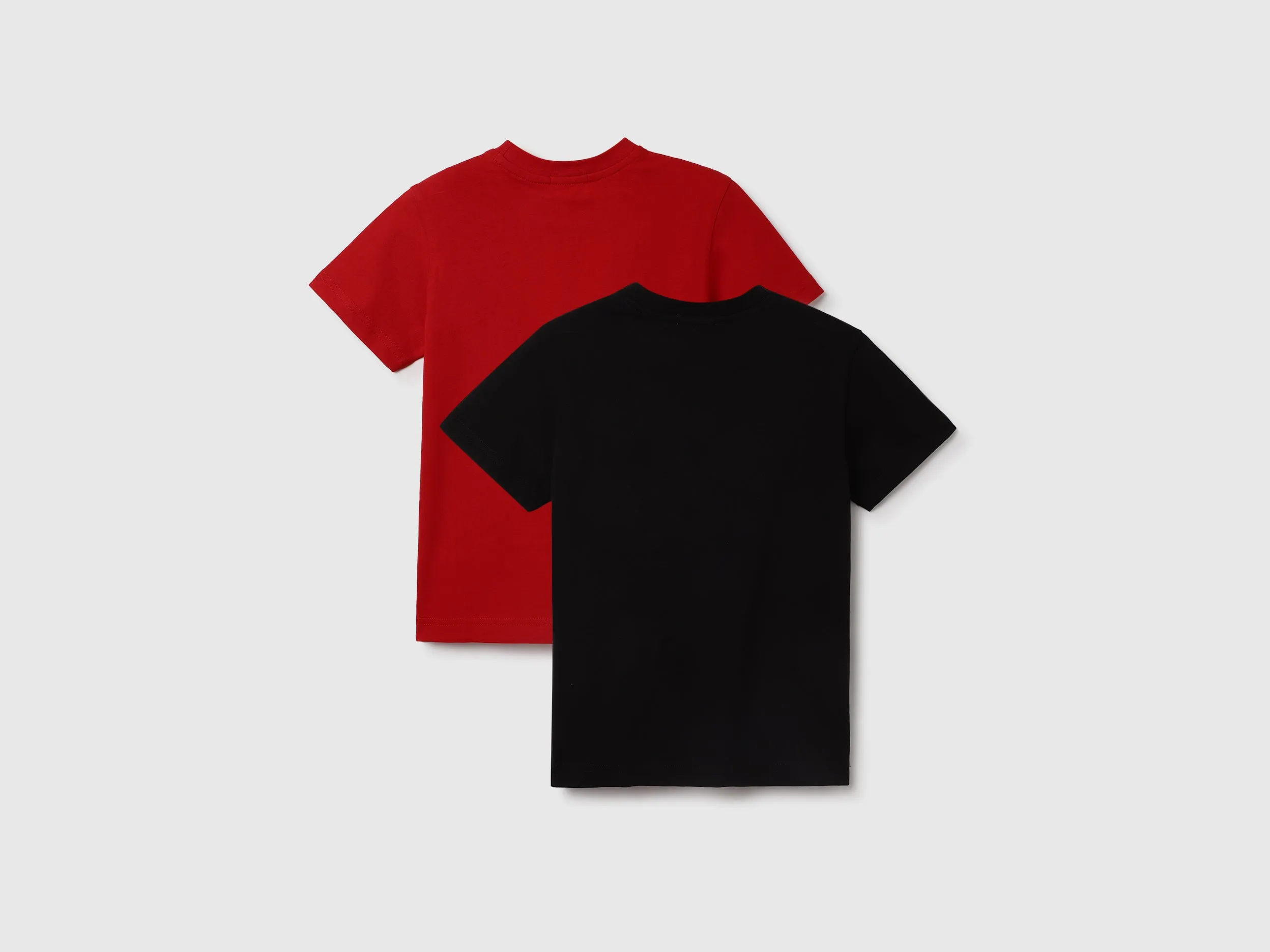 Regular Fit Crew Neck Printed Pack of 2 T-Shirts