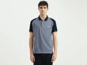 Regular Fit Polo Neck Colorblock T-Shirt