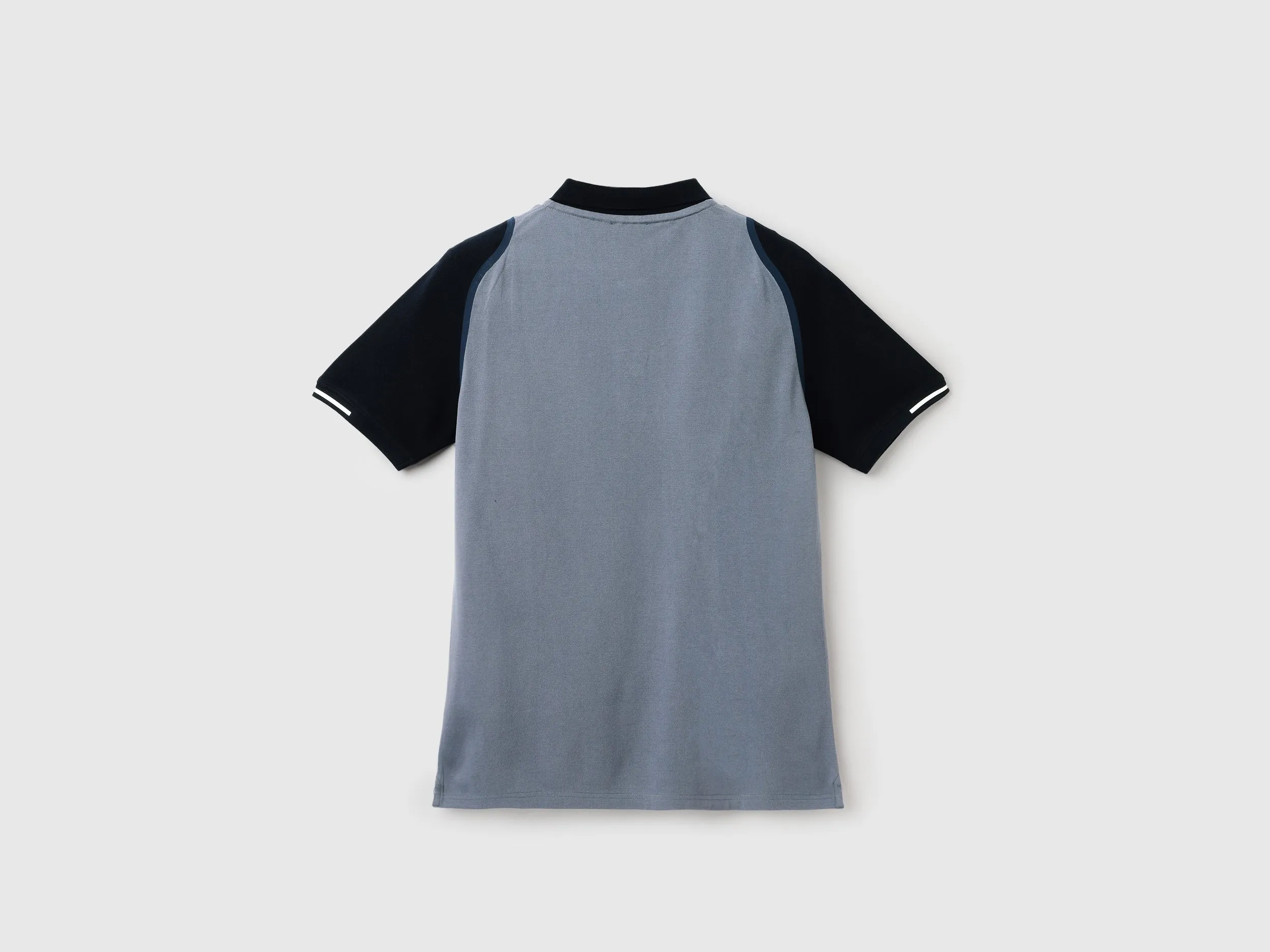 Regular Fit Polo Neck Colorblock T-Shirt