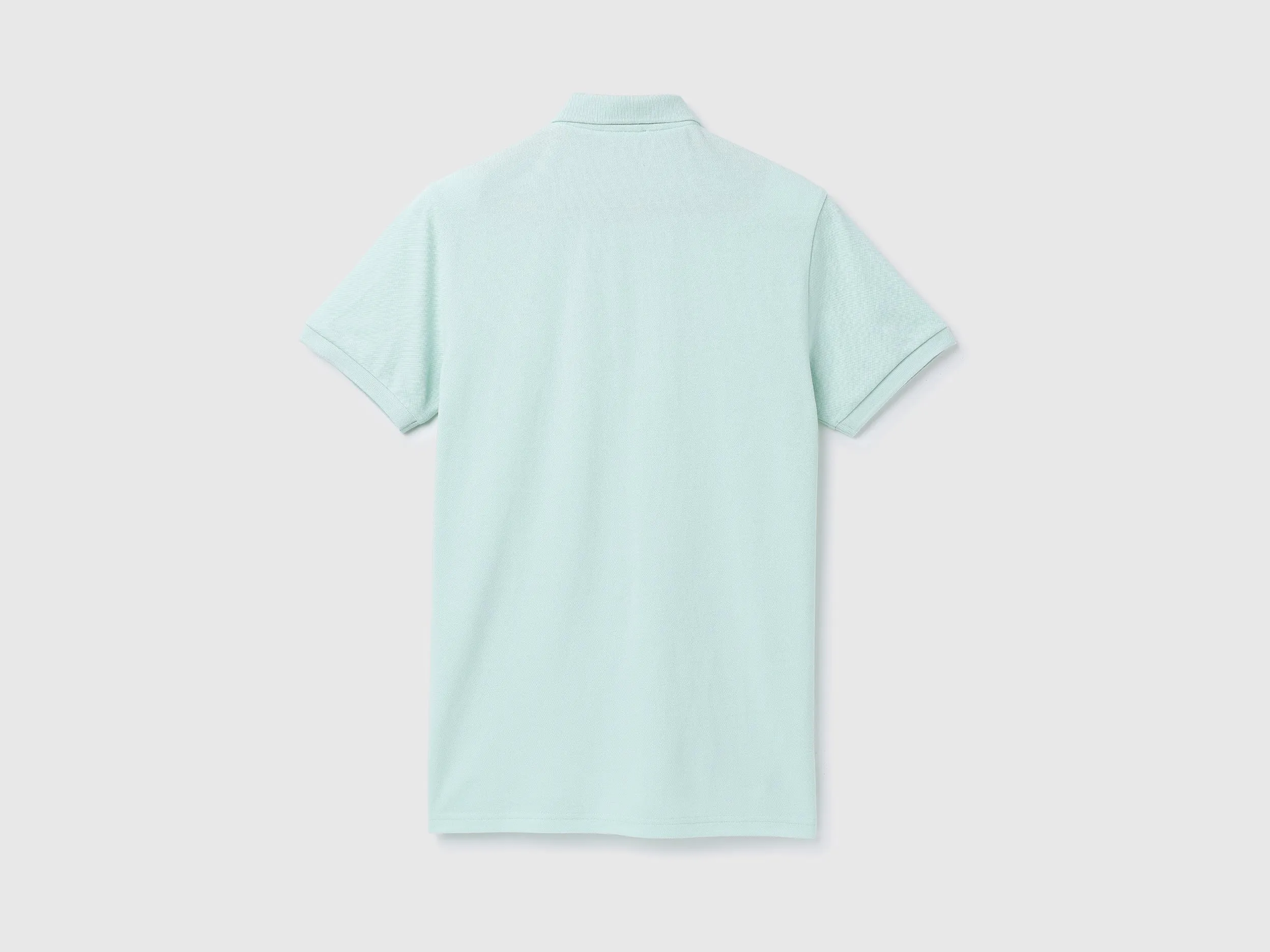 Regular Fit Ribbed Collar Solid T-Shirt