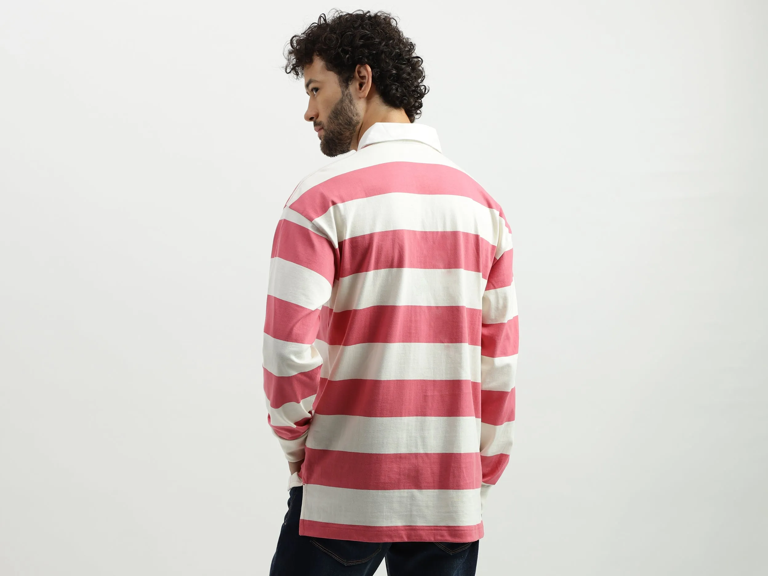 Regular Polo Neck Striped T-shirts