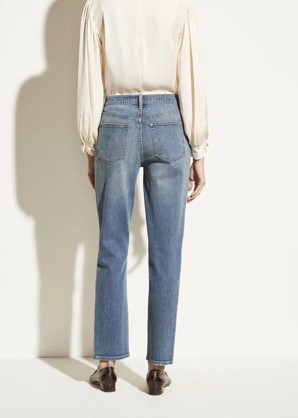 Relaxed Straight Jeans (Blue Bayou)